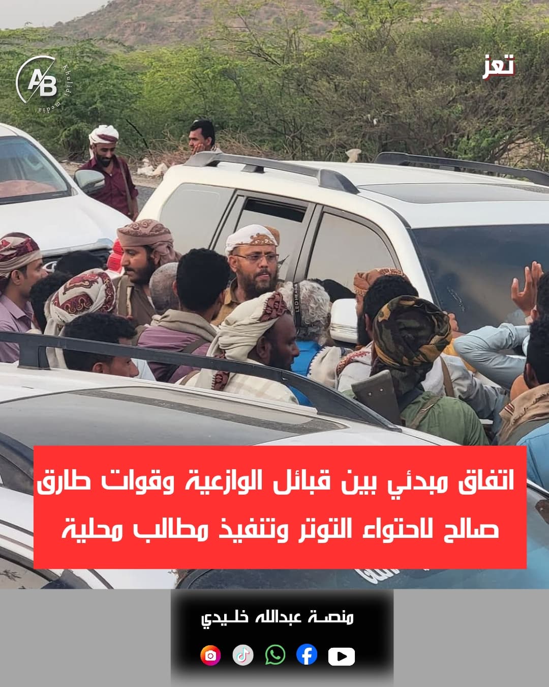 هذا ما تم الاتفاق عليه بين قبائل الوازعية وقوات طارق صالح: